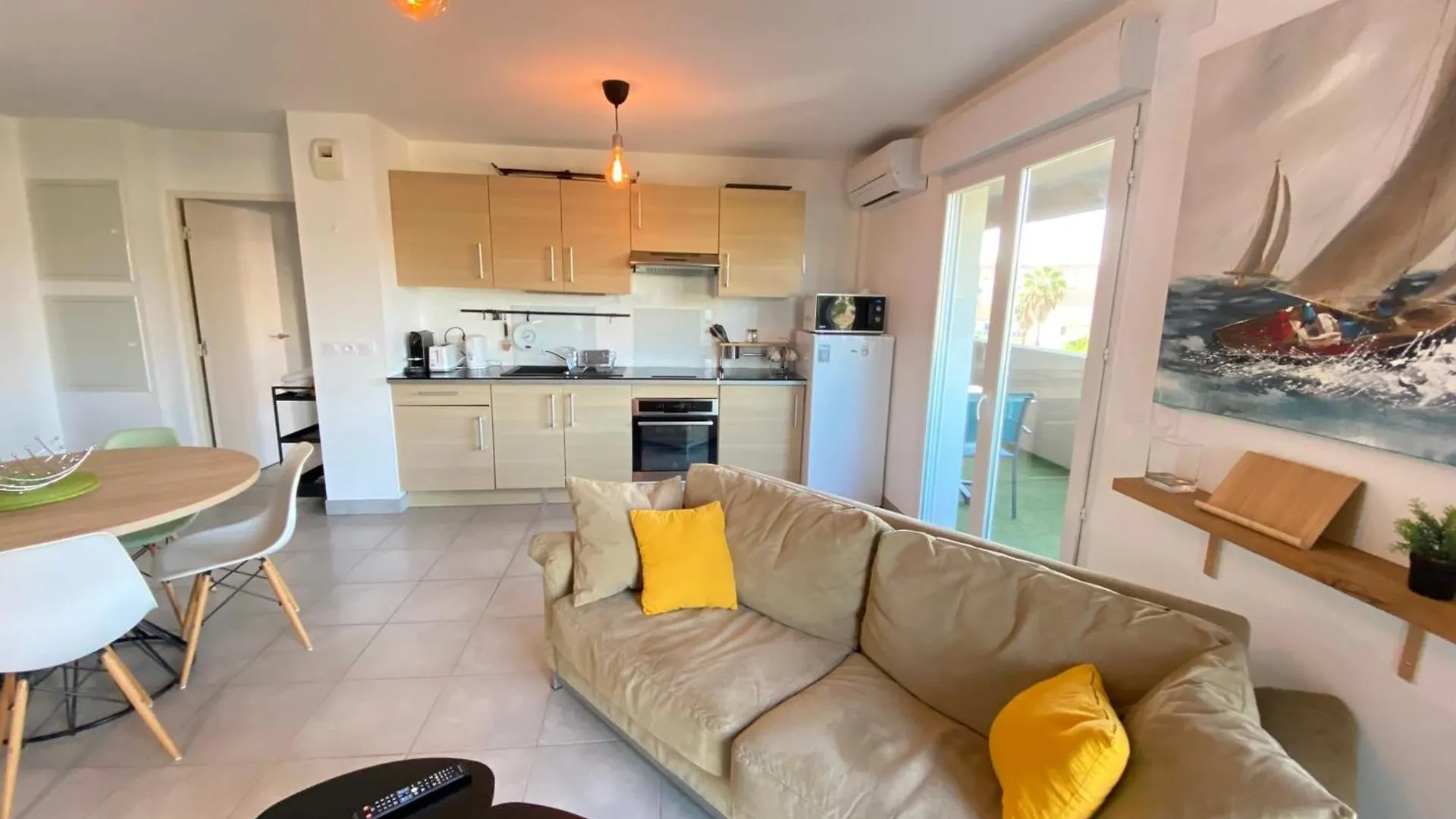 06Ch Beautiful T3 With Terrace - 300M Exflora Park Lejlighed Antibes